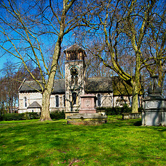 Image showing in cemetery  england europe old construction and    history