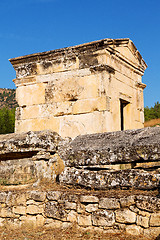 Image showing and the  pamukkale     asia turkey  column  