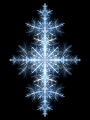 Image showing Light snowflake