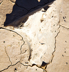 Image showing brown dry sand in sahara desert morocco africa erosion and abstr