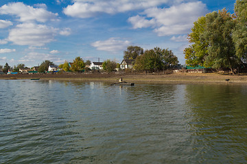 Image showing Astrakhan River expanses  