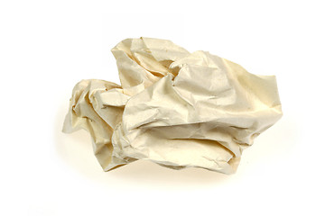 Image showing Crumpled paper ball