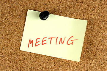 Image showing Office meeting info