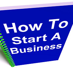 Image showing How to Start a Business Shows Starting Strategy