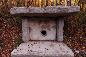 Image showing dolmen Black Sea  