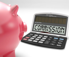 Image showing Commission Calculator Shows Bonus, Benefit Or Award