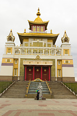 Image showing Elista Kalmykia Buddhist temple   