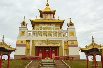 Image showing Elista Kalmykia Buddhist temple   