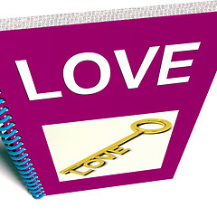 Image showing Love Book Shows Key to Affectionate Feelings