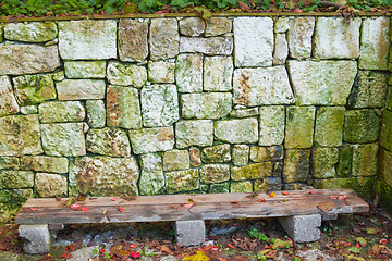 Image showing Ancient stone wall