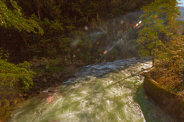 Image showing Stormy mountain river