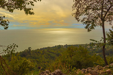 Image showing Autumn seascape in Abkhazia  