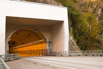 Image showing Tunnel in the rock  