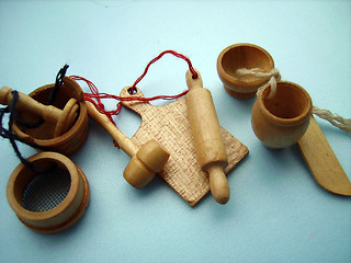 Image showing Wooden Utensils