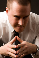 Image showing Portrait of a young businessman