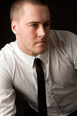 Image showing Portrait of a young businessman