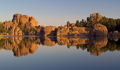 Image showing Sylvan Lake Reflection