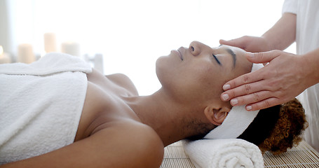 Image showing Cosmetic Treatment At The Health Spa