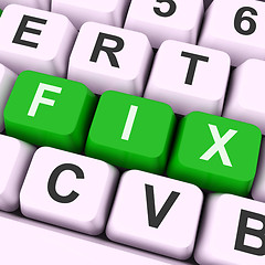 Image showing Fix Keys Shows Repair Fixing Or Mend