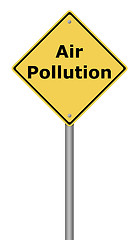 Image showing Warning Sign Air Pollution