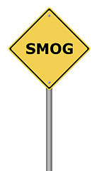 Image showing Warning Sign SMOG