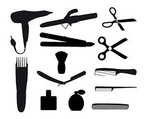 Image showing barber tools