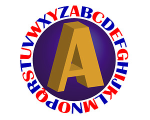 Image showing alphabet