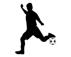 Image showing footballer