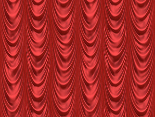 Image showing the red curtain