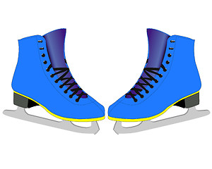 Image showing skates for figure skaters