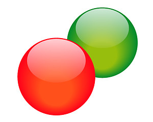 Image showing two balls