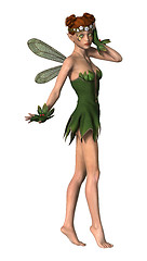 Image showing Spring Fairy on White