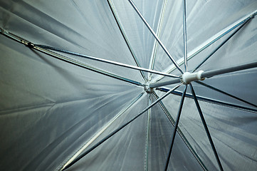 Image showing view inside photography umbrella