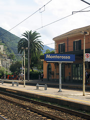 Image showing editorial Monterosso train station