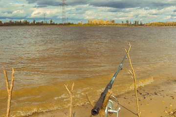 Image showing Fishing spinning   