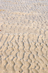 Image showing ripples in the beach sand