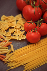 Image showing food pasta background 