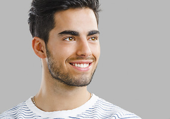 Image showing Handsome young man smiling