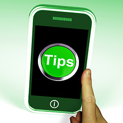 Image showing Tips Smartphone Means Internet Hints And Suggestions