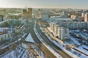 Image showing Construction of residential house in Tyumen