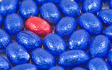 Image showing blue eggs