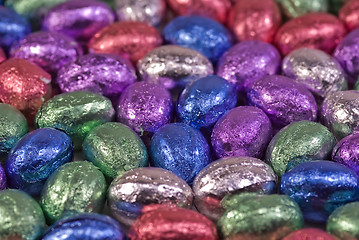 Image showing colourful eggs