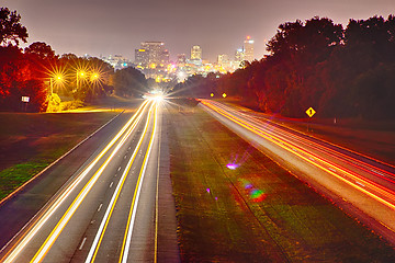 Image showing nightime long exposure near columbia south carolina