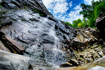 Image showing Hickory Nut Falls in Chimney Rock State Park North Carolina Unit