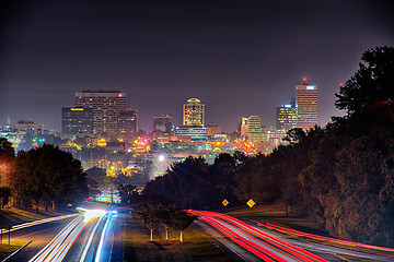 Image showing nightime long exposure near columbia south carolina