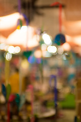 Image showing bokeh lights out of focus in the city
