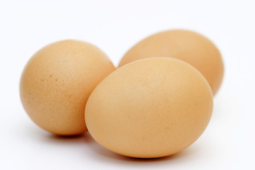 Image showing Just Three Eggs