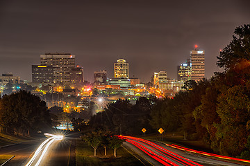 Image showing nightime long exposure near columbia south carolina