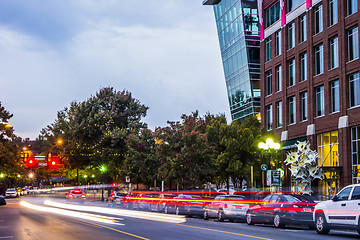 Image showing street scenes around falls park in greenville south carolina