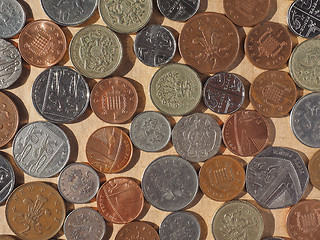 Image showing Pound coins